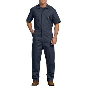 Dickies Men's Short Sleeve Coverall, Dark Navy